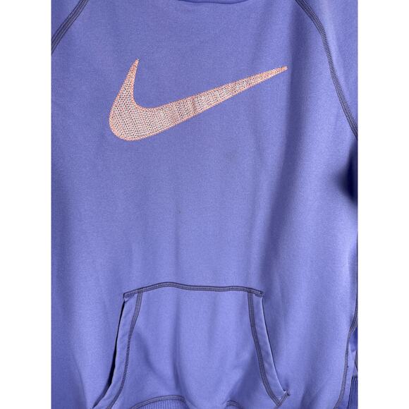 Nike Therma Fit Swoosh Logo Pullover Long Sleeve Hoodie Lavender Size‎ Large - Picture 7 of 8